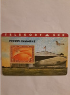 DANEMARK PRIVEE ZEPPELIN 5KR NEUVE MINT - Avions