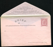 Rohrpost-Umschlag RU9 Postfrisch Feinst 1890 Kat.30,00€ - Omslagen