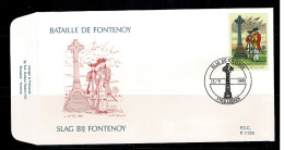 1995 2600 FDC (Tienen) : " De Slag Bij Fontenoy / La Bataille De Fontenay " - 1991-2000
