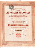 AUTO-TAXIS JEAN GRAS - Automobile