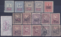 F-EX44374 ROMANIA GERMANY OCCUPATION GALICIE BUKOVINE MViR OVERPRINT STAMPS LOT.  - Ocupaciones