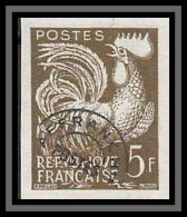 France Préoblitere PREO N°107 Coq Gaulois (french Rooster) Non Dentelé ** MNH (Imperf) - 1951-1960