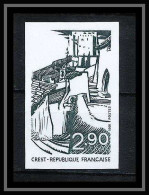 France N°2163 Tour De Crest (drome) Chateau Castle Non Dentelé ** MNH (Imperf) - Schlösser U. Burgen