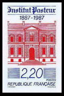 France N°2496 Centenaire De L'institut Pasteur 1987 Non Dentelé ** MNH (Imperf) - Louis Pasteur