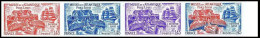 France N°1913 Port Louis Morbihan Musée De La Marine Duchesse Anne Bande 4 Essai Proof Non Dentelé Imperf ** MNH (5) - Color Proofs 1945-…