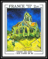 France N°2054 L'église D'Auvers Sur Oise Van Gogh Tableau Painting 1979 Non Dentelé ** MNH Imperf  - 1971-1980