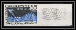 France N°1156 Exposition De Bruxelles Belgique Belgium 1958 Non Dentelé ** MNH (Imperf) Cote Maury 60 Euros - 1958 – Brüssel (Belgien)