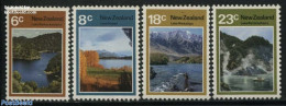 New Zealand 1972 Lakes 4v, Mint NH, Nature - Sport - Fishing - Water, Dams & Falls - Mountains & Mountain Climbing - Nuevos