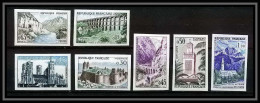 France N°1235/1241 Série Touristique 1960 Non Dentelé ** MNH (Imperf) Cote 170 Euros Discount - 1961-1970