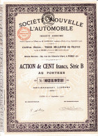 SOCIÉTÉ NOUVELLE Pour L'AUTOMOBILE (Amilcar) - Automobile