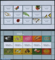 New Zealand 2007 Wishing Stamps 2 M/ss, Mint NH, Nature - Various - Flowers & Plants - Roses - Wine & Winery - Greetin.. - Ongebruikt