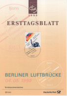 Germany Deutschland 1999-17 Berliner Luftbrucke, Berlin Airlift, Aviation, Canceled In Bonn - 1991-2000