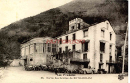 CPA BETHARRAM - SORTIE DES GROTTES DE BETHARRAM - Lestelle-Bétharram