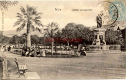 CPA NICE - STATUE DE MASSENA - Monuments, édifices