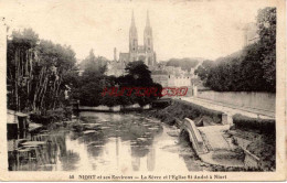 CPA NIORT - LA SEVRE ET L'EGLISE ST ANDRE  NIORT - Niort