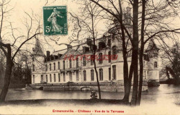 CPA ERMENONVILLE - CHATEAU - VUE DE LA TERRASSE - Ermenonville