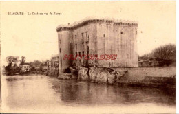 CPA TARASCON - LE CHATEAU VU DU RHONE - Tarascon