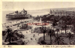 CPSM NICE - LE PALAIS DE LA JETEE ET JARDINS ALBERT 1ER - Monuments