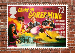 Format - 160 X 115 Mms - Cinema - Classic Carry On And Hammer Films - Carry On Screaming - Reproduced From A Stamp Desig - Altri & Non Classificati