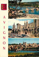 84 - Avignon - Multivues - Automobiles - Blasons - Flamme Postale - CPM - Voir Scans Recto-Verso - Avignon