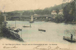 94 - Chennevières Sur Marne - Vue Du Pont De Chennevières En Aval - La Varenne - CPA - Voir Scans Recto-Verso - Chennevieres Sur Marne