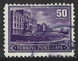 Turkey 1943. Scott #913 (U) ''People's House'' Ankara - Used Stamps