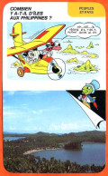 Disney Humour Iles Aux Philippines  Fiche Illustrée Documentée Peuples Et Pays - Otros & Sin Clasificación
