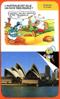 Disney Humour Australie Sydney Fiche Illustrée Documentée Peuples Et Pays - Other & Unclassified