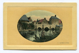 DUCEY - La Sélune, Le Pont, Le Village, Enfant Au Bord De L' Eau. - Ducey