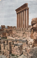 BAALBEK (Liban) - Les SiX Colonnes Du Temple De Jupiter - Cpa écrite En 127 - Bon état - Libanon