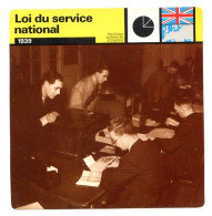 LOI DU SERVICE NATIONAL 1939  Guerre 1939 1945  Politique Intérieure Economie Fiche Illustrée - History