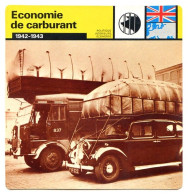 Economie DE CARBURANT 1942 1943  Guerre 1939 1945  Politique Intérieure Economie Fiche Illustrée - Historia