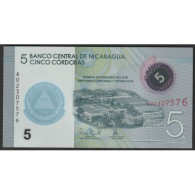 NICARAGUA  - PICK 219 - 5 CORDOBAS - 2019 - POLYMER - Nicaragua