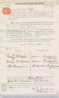 Ireland Revenues Transition Mayo 1922 BILL OR NOTE 2d Die Sh/B In Vermilion 6-4-22 On Fisheries Bond At Ardmore £9 - Andere & Zonder Classificatie