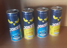 NIKOLA JOKIC-Guarana No Sleep JOKER-Lot Of 4pcs EMPTY CANS-Energy Drink 0,25l - Lattine