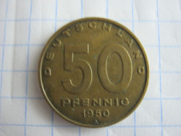 Germany DDR 50 Pfennig 1950 A - 50 Pfennig