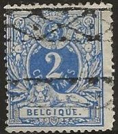 Belgique N°27 (ref.2) - 1869-1888 Lion Couché (Liegender Löwe)