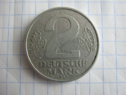 Germany DDR 2 Mark 1957 A - 2 Marchi