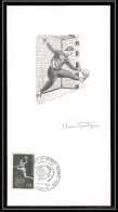 2173 France Epreuve D'artiste Artist Proof N°1629 Championnat Du Monde De Handball 1970 Signe - Handball