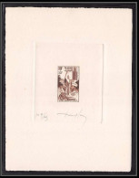 0855 Epreuve D'artiste Artist Proof Maroc Y&t 276 Oeuvres Socales De L'armee Signé Signed Autograph - Unused Stamps