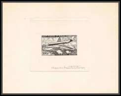 0770 Epreuve D'artiste Artist Proof Saint Pierre Et Miquelon Y&t 25 Caravelle Avion (plane) Signé Signed Autographe - Imperforates, Proofs & Errors