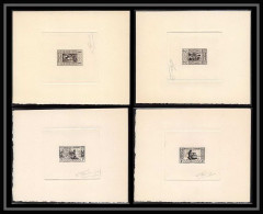 0461a/ 4 Epreuve D'artiste Artist Proof PROMO Dahomey 1961 Y&t 159 / 162 Artisanat Signé Signed Autograph Betemps - Collections (without Album)