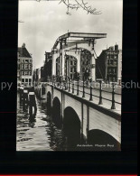 71566521 Amsterdam Niederlande Amstel Met Magere Brug Bruecke Amsterdam - Sonstige & Ohne Zuordnung