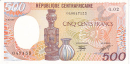 BILLETE DE REPUBLICA CENTROAFRICANA DE 500 FRANCS DEL AÑO 1987 SIN CIRCULAR (UNC) (BANKNOTE) - Centraal-Afrikaanse Republiek