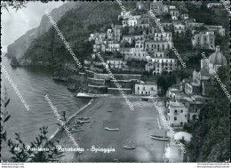 Cg490 Cartolina Positano Panorama Spiaggia Provincia Di Salerno Campania - Salerno