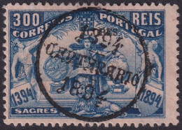 Azores 1894 Sc 75 Açores Mundifil 70 Used Commemorative Cancel - Azores