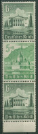 Deutsches Reich Zusammendrucke 1940 WHW Bauwerke S 261 UR Postfrisch - Se-Tenant