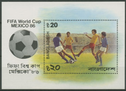 Bangladesch 1986 Fußball-WM Mexiko Block 13 Postfrisch (C98086) - Bangladesh