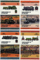 5889 MNH SAN VICENTE GRANADINAS 1985 LOCOMOTORAS - St.Vincent Y Las Granadinas