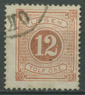 Schweden 1877 Portomarken Ziffernzeichnung Inschrift LÖSEN P 5 A Gestempelt - Postage Due